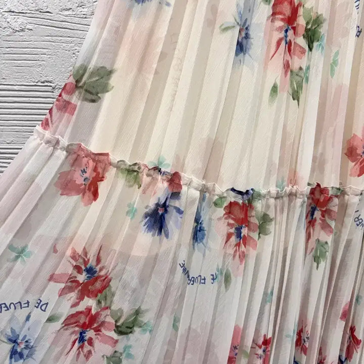 [BUNJANG] Zooc Chiffon Pleated Skirt / 주크 쉬폰 주름 스커트