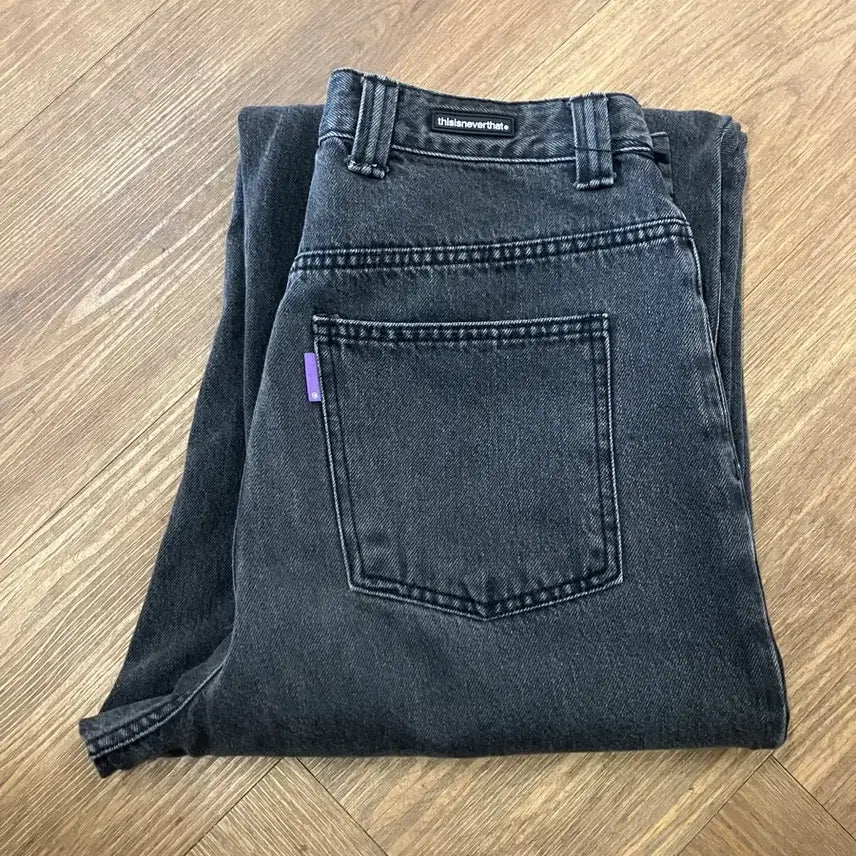 [BUNJANG] thisisneverthat N215 Black Denim Pants / N215 디스이즈네버댓 흑청 데님팬츠