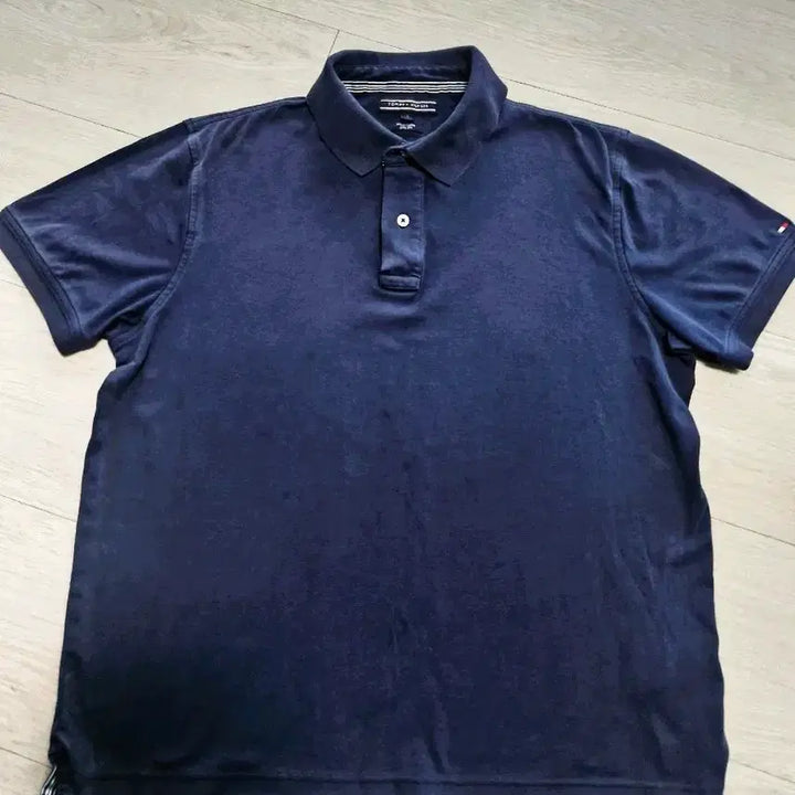 [BUNJANG] Tommy Hilfiger Navy Polo Shirt / 타미힐피거 네이비 카라티셔츠