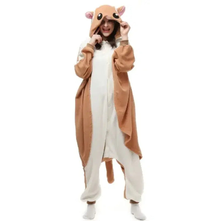 [BUNJANG] Flying Squirrel Animal Pajamas / 날다람쥐 동물잠옷