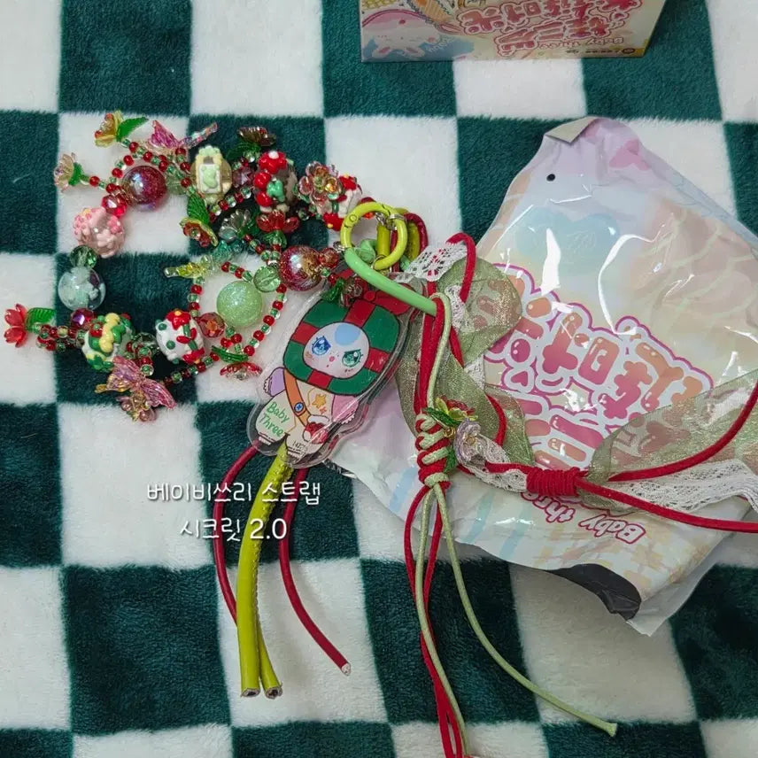 [BUNJANG] Baby Three Acrylic Keyring Secret Strap TopToy / 베이비쓰리 아크릴 키링 시크릿 스트랩 인형 탑토이