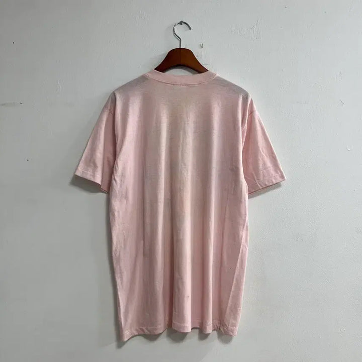 [BUNJANG] SEATREK 89 Pink Vintage T-shirt / 빈티지 80s SEATREK 89 핑크 반팔 티셔츠