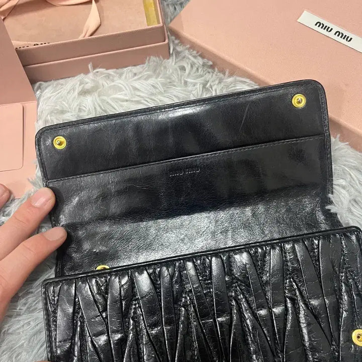 [BUNJANG] Miu Miu Matelassé Long Wallet / [정품/풀구성] 미우미우 마틀라세 장지갑