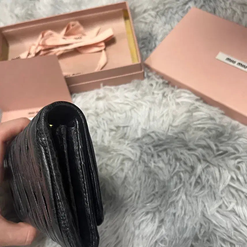 [BUNJANG] Miu Miu Matelassé Long Wallet / [정품/풀구성] 미우미우 마틀라세 장지갑