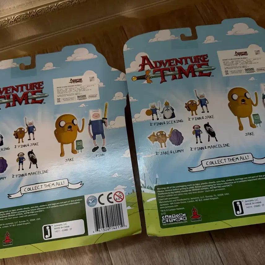 [BUNJANG] Adventure Time Finn and Jake Figures Bundle Set / 미개봉 일괄] 어드벤처 타임 핀 제이크 피규어 핀과제이크