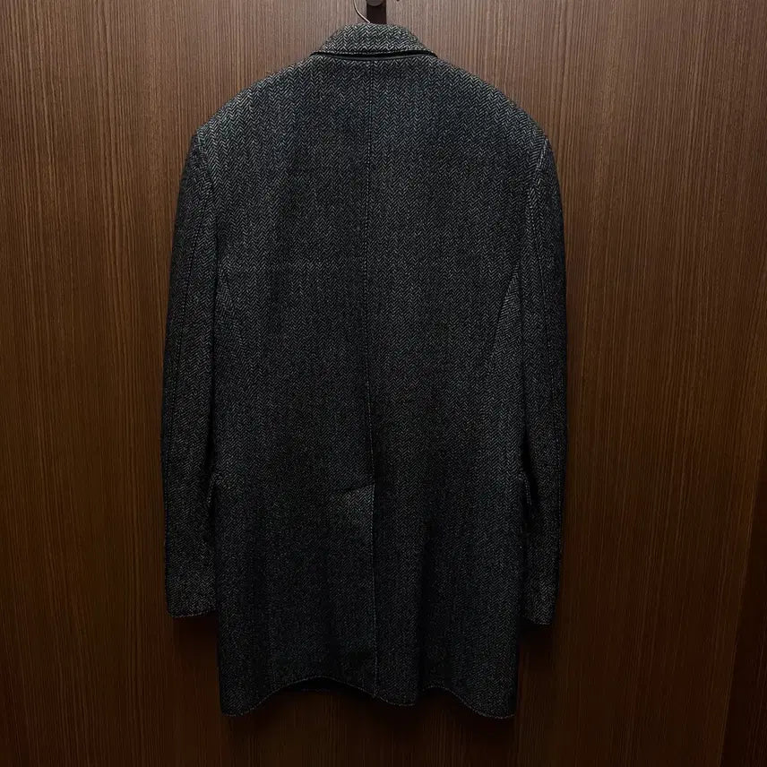 [BUNJANG] Solid Homme Herringbone Coat 100 / 솔리드옴므 헤링본 코트 100