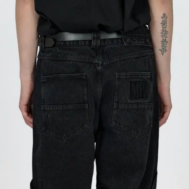 [SOLD OUT] (새상품)플라스틱프로덕트 MPa CALF POCKET 팬츠 블랙 L