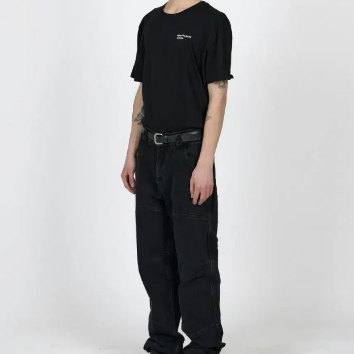 [SOLD OUT] (새상품)플라스틱프로덕트 MPa CALF POCKET 팬츠 블랙 L
