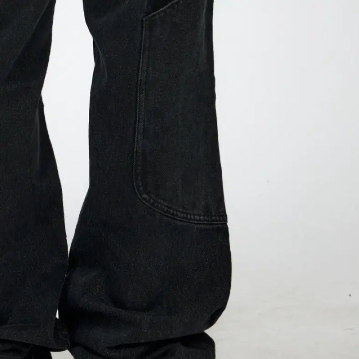 [SOLD OUT] (새상품)플라스틱프로덕트 MPa CALF POCKET 팬츠 블랙 L