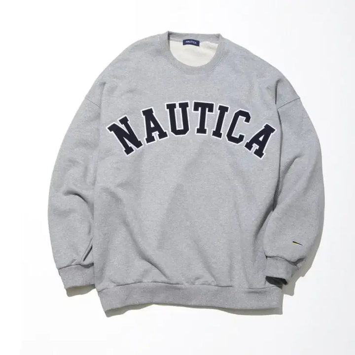 [BUNJANG] Nautica Japan Arch Big Logo Embroidered Sweatshirt / 노티카재팬 아치 빅로고 자수 맨투맨 s~xl 새상품 특가
