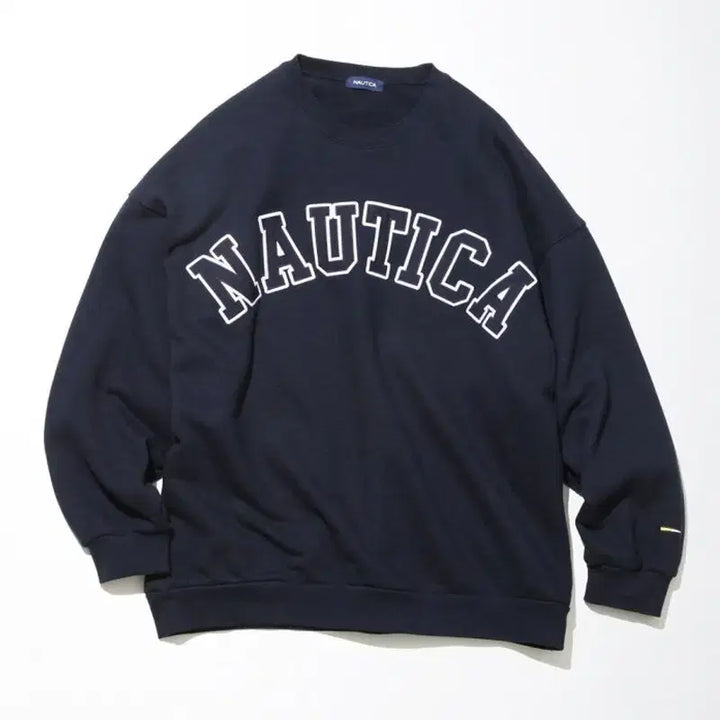 [BUNJANG] Nautica Japan Arch Big Logo Embroidered Sweatshirt / 노티카재팬 아치 빅로고 자수 맨투맨 s~xl 새상품 특가