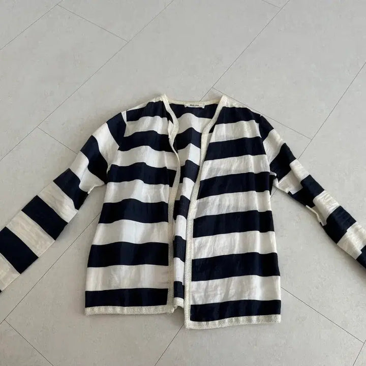 [BUNJANG] Rich Rich Stripe Cardigan / 리치리치 스트라이프 가디건