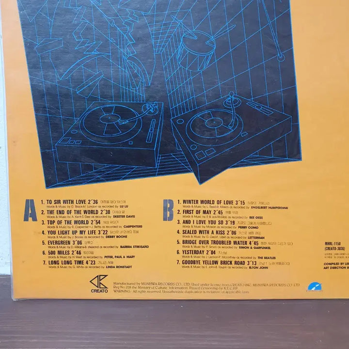[BUNJANG] TOP TOP ALBUNS 4th LP Album / 미개봉 TOP TOP ALBUNS 4집 LP 1991