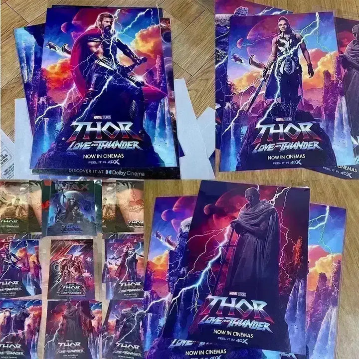 [BUNJANG] Thor: Love and Thunder Special Movie Goods / 토르러브앤썬더포스터 아이맥스돌비리얼디4DX스크린엑스씨네큐 필름마크아트카드