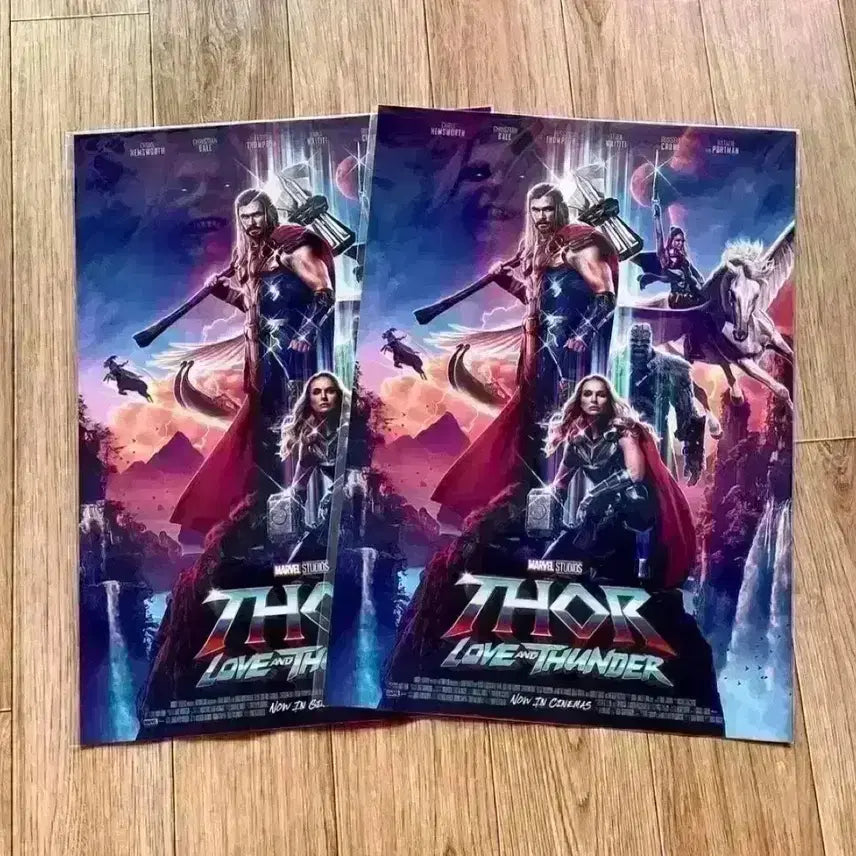 [BUNJANG] Thor: Love and Thunder Special Movie Goods / 토르러브앤썬더포스터 아이맥스돌비리얼디4DX스크린엑스씨네큐 필름마크아트카드