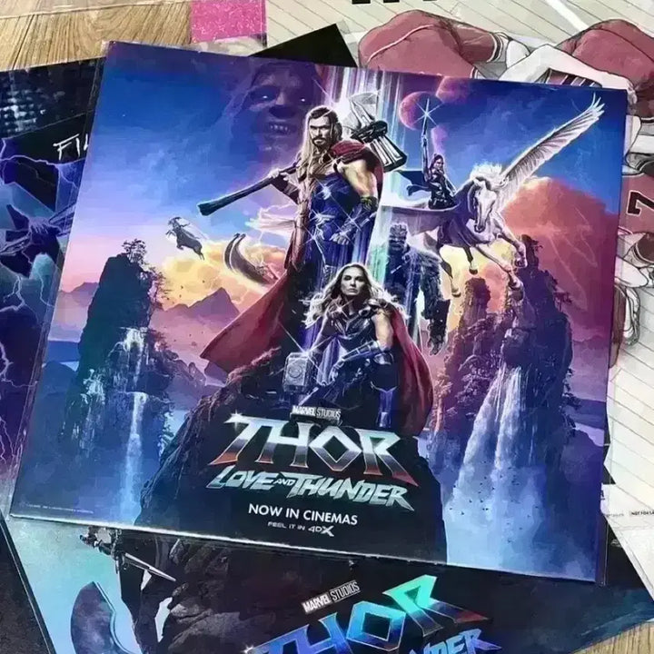 [BUNJANG] Thor: Love and Thunder Special Movie Goods / 토르러브앤썬더포스터 아이맥스돌비리얼디4DX스크린엑스씨네큐 필름마크아트카드