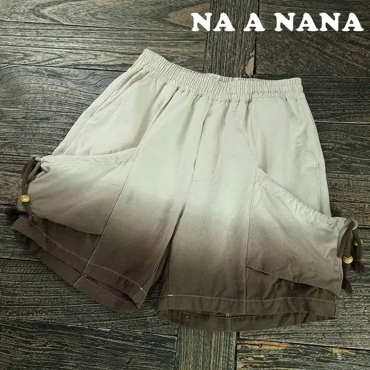 [BUNJANG] NAANANA Gradient Dying Rope Shorts / 나아나나 그라데이션 다잉 로프 숏츠 반바지 M20213