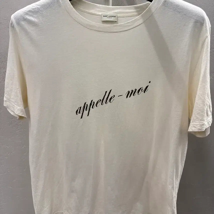 [SOLD OUT] 생로랑 정품 Appelle-Moi 티셔츠 m