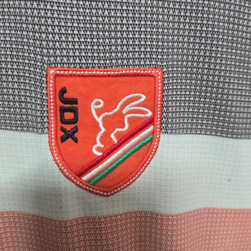 [BUNJANG] JOX Striped Short Sleeve Polo Shirt (Size 110) / JOX 스트라이프 반팔 카라티 110