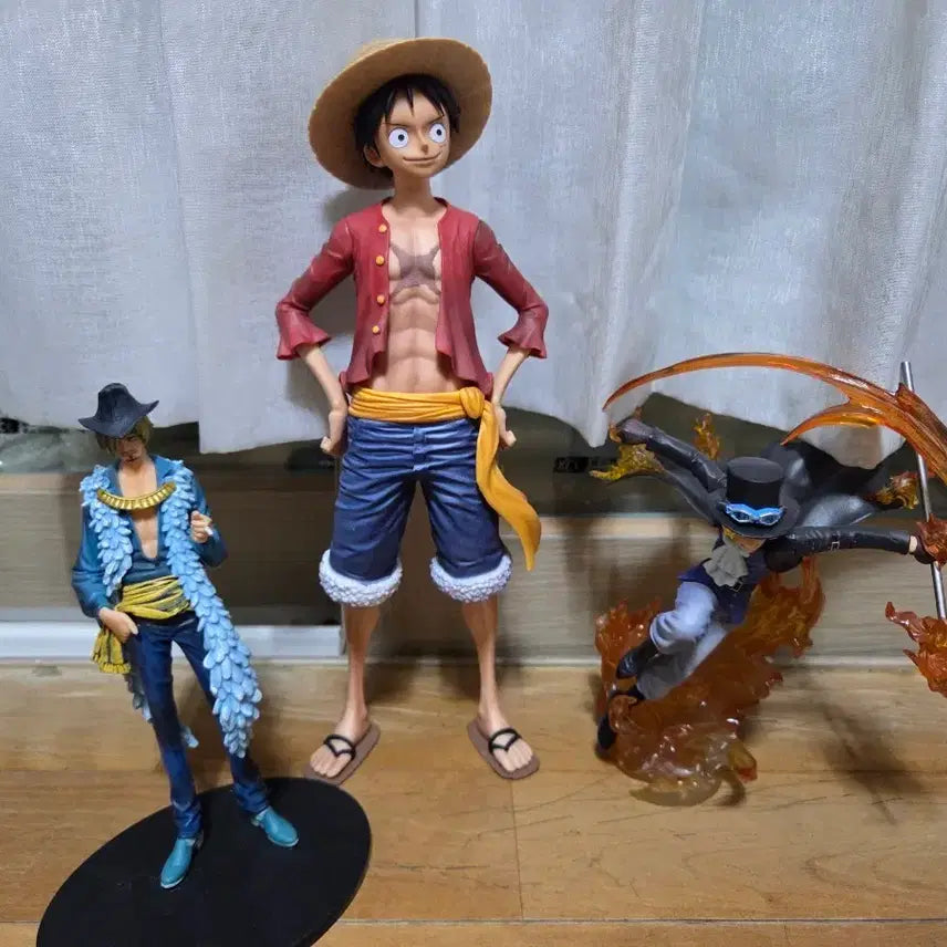 [BUNJANG] One Piece Luffy/Sabo Figure 3-Piece Set / 원피스 루피/사보/피규어 3종 세트