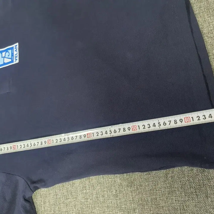 [BUNJANG] VELAN Navy Long Sleeve Polo Shirt / VELAN 남색 긴팔 폴로 티셔츠  택배비포함가