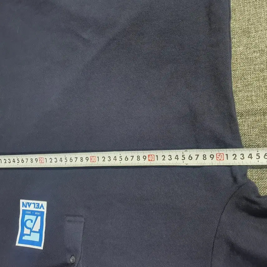 [BUNJANG] VELAN Navy Long Sleeve Polo Shirt / VELAN 남색 긴팔 폴로 티셔츠  택배비포함가