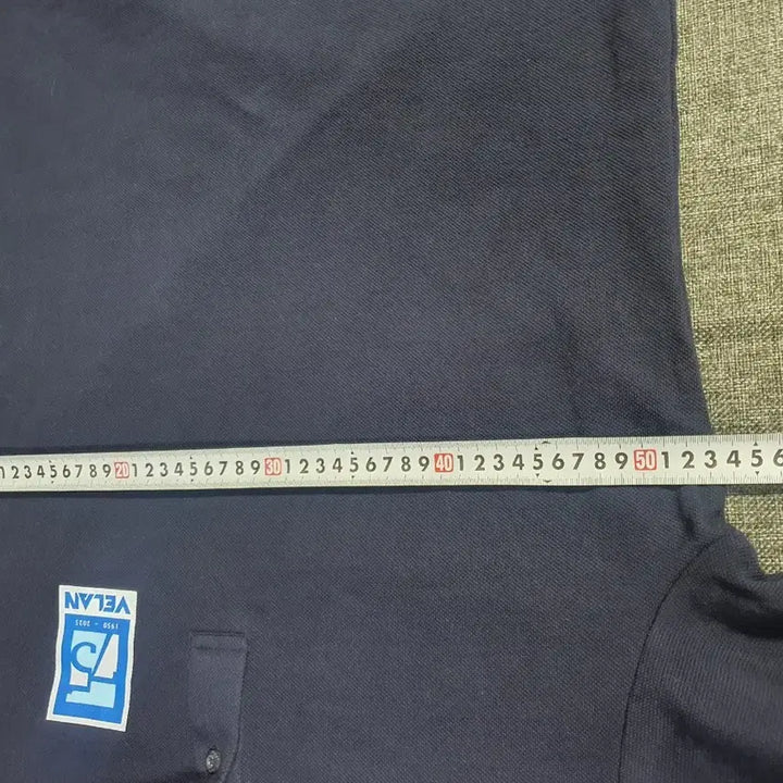 [BUNJANG] VELAN Navy Long Sleeve Polo Shirt / VELAN 남색 긴팔 폴로 티셔츠  택배비포함가