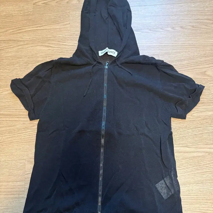 [BUNJANG] Our Legacy Slim Hooded Short-Sleeve Zip-Up / 아워레가시 슬림 후드 반팔집업