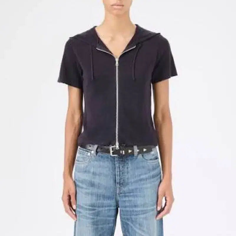 [BUNJANG] Our Legacy Slim Hooded Short-Sleeve Zip-Up / 아워레가시 슬림 후드 반팔집업