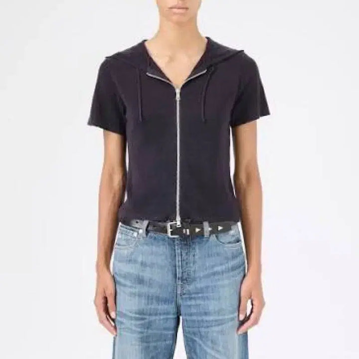 [BUNJANG] Our Legacy Slim Hooded Short-Sleeve Zip-Up / 아워레가시 슬림 후드 반팔집업