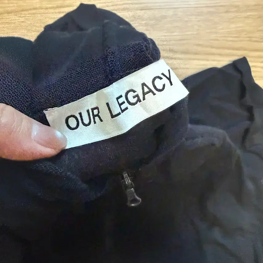 [BUNJANG] Our Legacy Slim Hooded Short-Sleeve Zip-Up / 아워레가시 슬림 후드 반팔집업