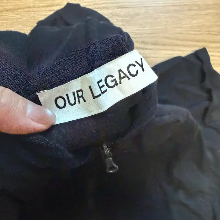 [BUNJANG] Our Legacy Slim Hooded Short-Sleeve Zip-Up / 아워레가시 슬림 후드 반팔집업