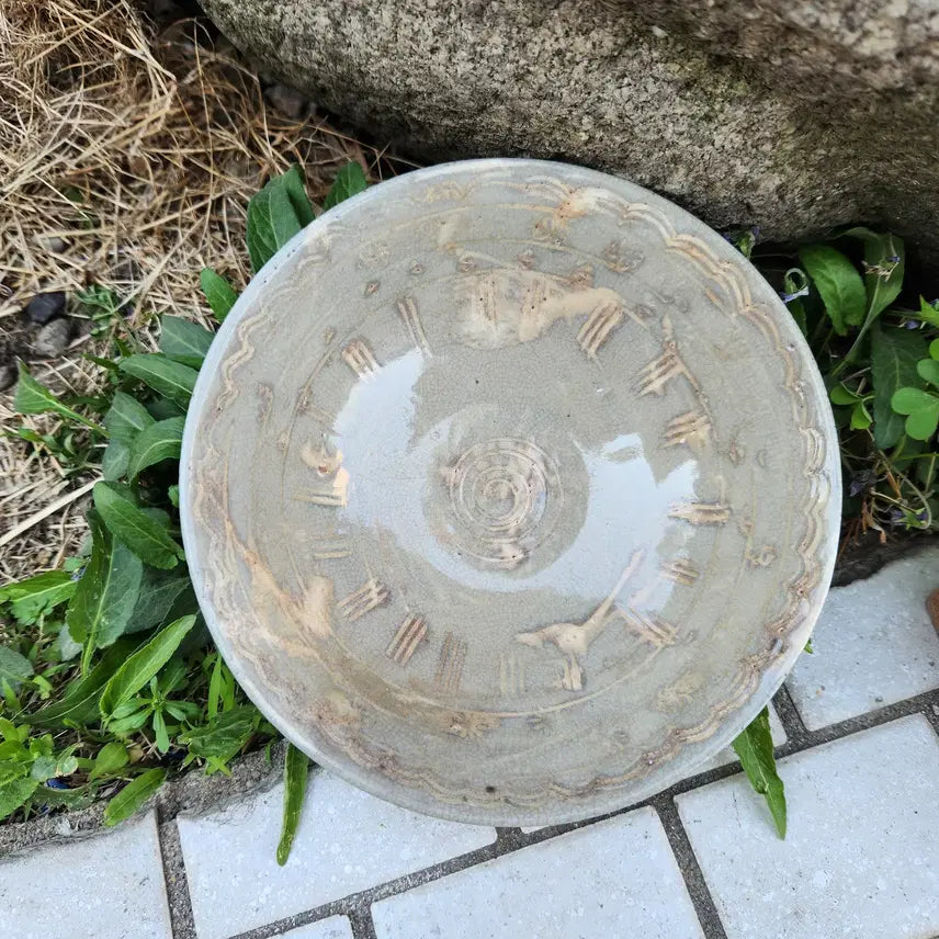 [BUNJANG] Buncheong Inhwamun Tea Bowl / 분청 인화문다완