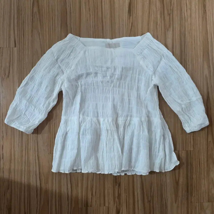 [BUNJANG] Smoking Blouse / 스모킹 블라우스