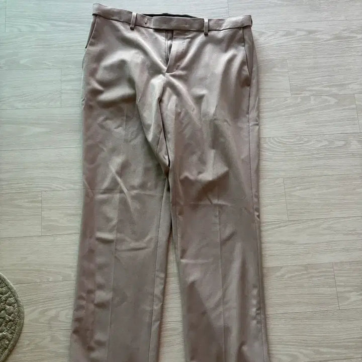 [BUNJANG] Musinsa Standard Semi Wide Slacks - Light Beige / 무신사 스탠다드 세미 와이드 슬랙스 라이트 베이지