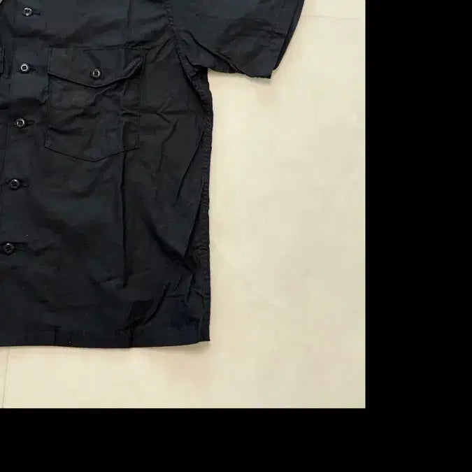 [BUNJANG] Needles S/S Fatigue Shirt Black / 니들스 숏슬리브 퍼티그 셔츠 블랙