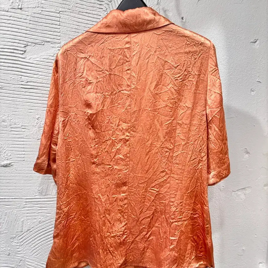 [BUNJANG] It MICHAA Wrinkle Short Sleeve Shirt / 잇미샤 링클 반팔 셔츠