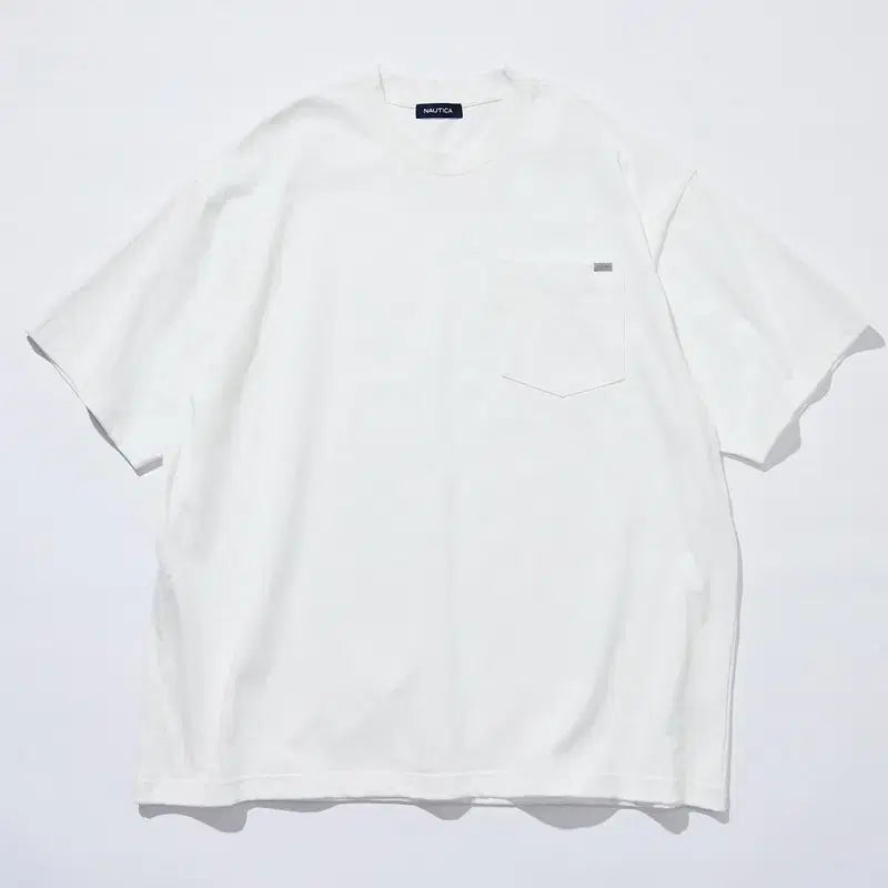 [BUNJANG] Nautica Japan Simple Pocket Oversized Short Sleeve T-shirt / 노티카재팬 심플 포켓 오버 반팔 s~xl 새상품 특가