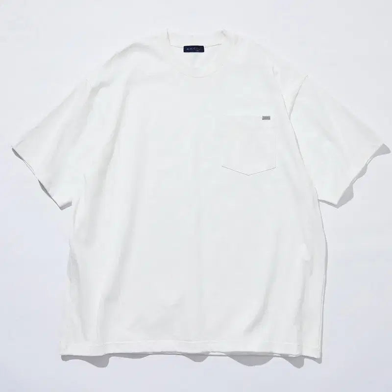 [BUNJANG] Nautica Japan Simple Pocket Oversized Short Sleeve T-shirt / 노티카재팬 심플 포켓 오버 반팔 s~xl 새상품 특가