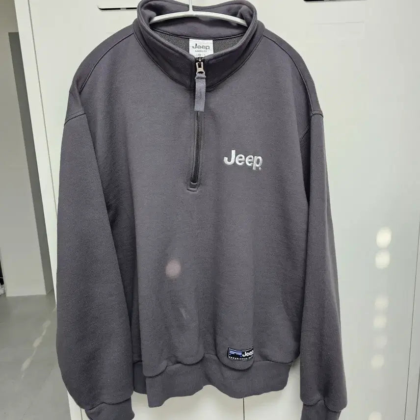 [BUNJANG] JEEP Half Zip-Up Sweatshirt (M Size) / JEEP 하프집업 맨투맨 M사이즈