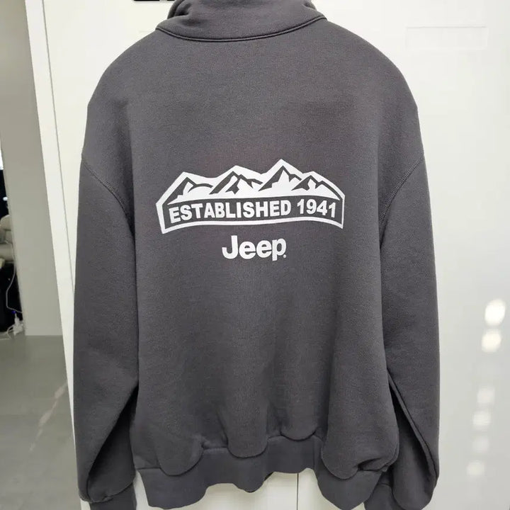 [BUNJANG] JEEP Half Zip-Up Sweatshirt (M Size) / JEEP 하프집업 맨투맨 M사이즈