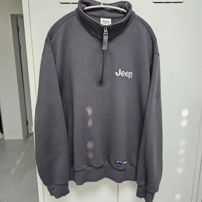 [BUNJANG] JEEP Half Zip-Up Sweatshirt (M Size) / JEEP 하프집업 맨투맨 M사이즈