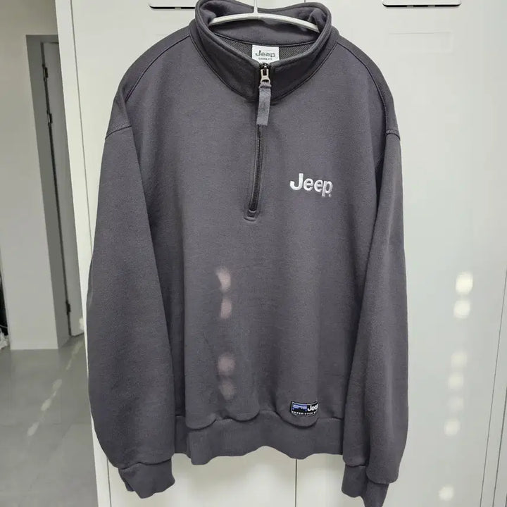 [BUNJANG] JEEP Half Zip-Up Sweatshirt (M Size) / JEEP 하프집업 맨투맨 M사이즈