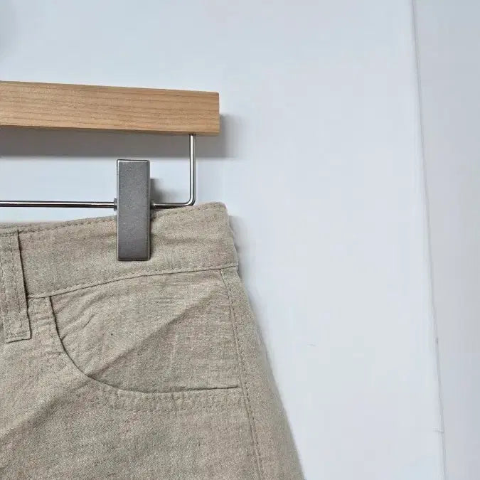 [BUNJANG] Linen Beige Shorts / S싸이즈 린넨 베이지 반바지