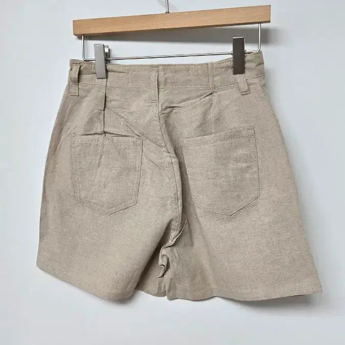 [BUNJANG] Linen Beige Shorts / S싸이즈 린넨 베이지 반바지