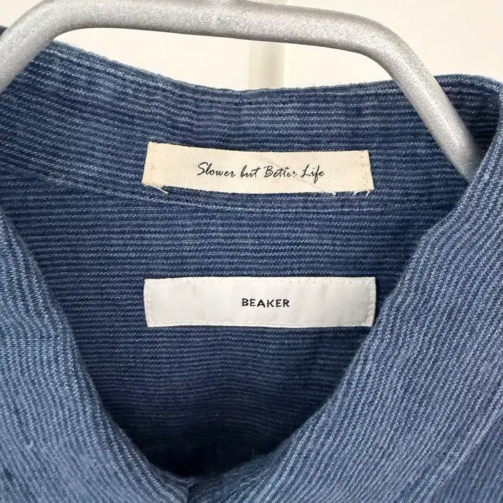 [BUNJANG] Beaker Unisex Long Linen Shirt / [유니섹스] Beaker 비이커 봄,여름 롱기장 마셔츠 블루 스프라이트
