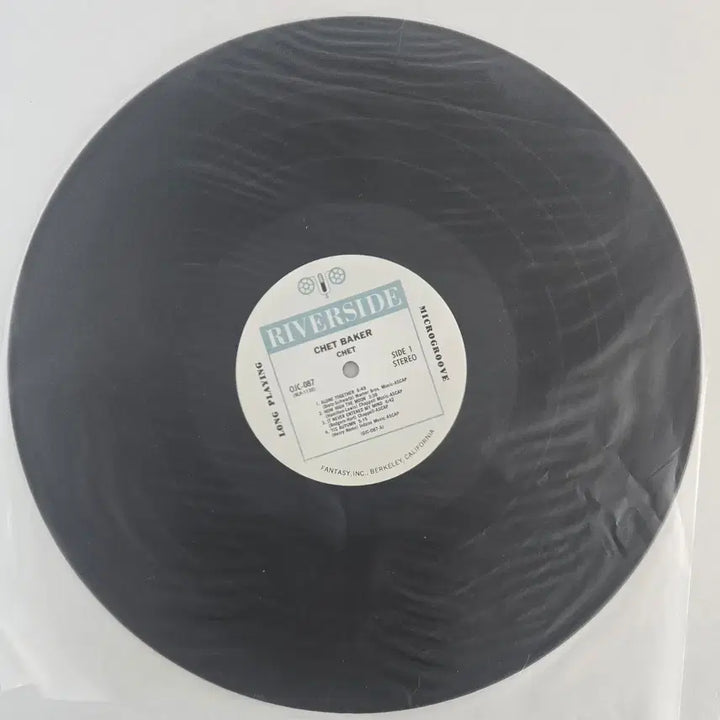 [BUNJANG] Chet Baker Chet Vinyl Record (1980s OJC Series) / Chet Baker의 Chet 엘피 (1980년대 OJC 시리즈)