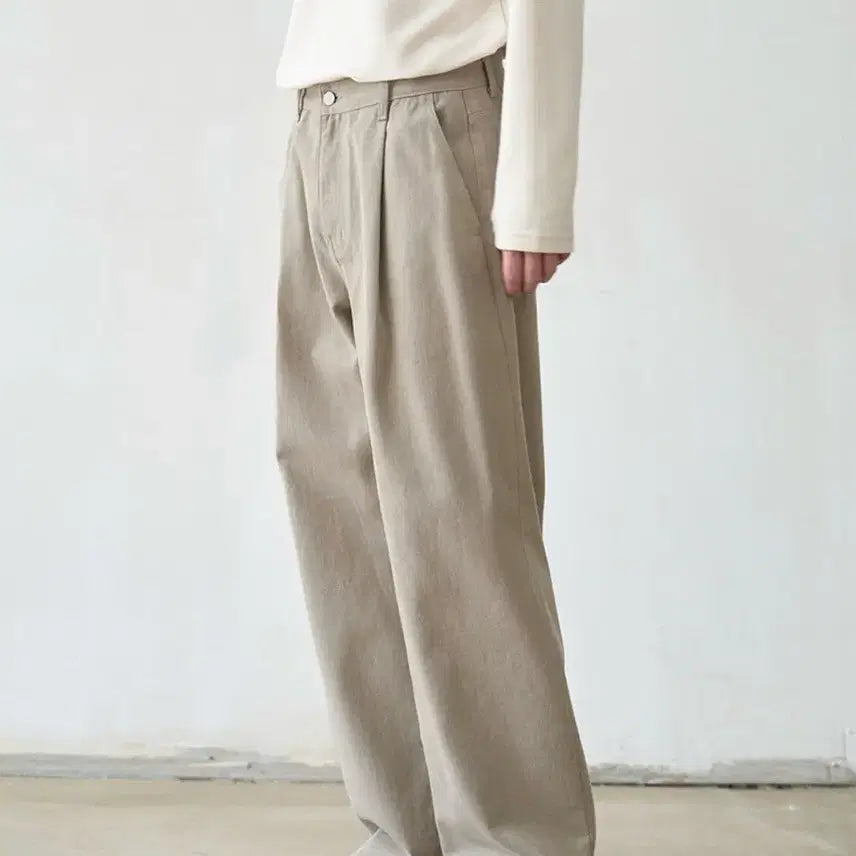 [SOLD OUT] 드로우핏 와이드 뉴트럴 컬러 데님(모카) L판매합니다