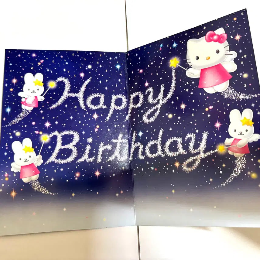 [BUNJANG] Kitty Vintage Pop-up Card / 키티 고전문구 팝업 카드 해피버스데이