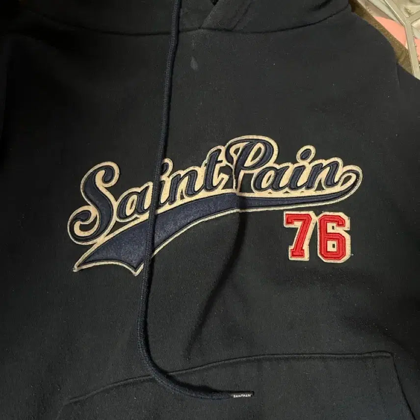 [BUNJANG] Saintpain Navy Hoodie / Saintpain 후드티
